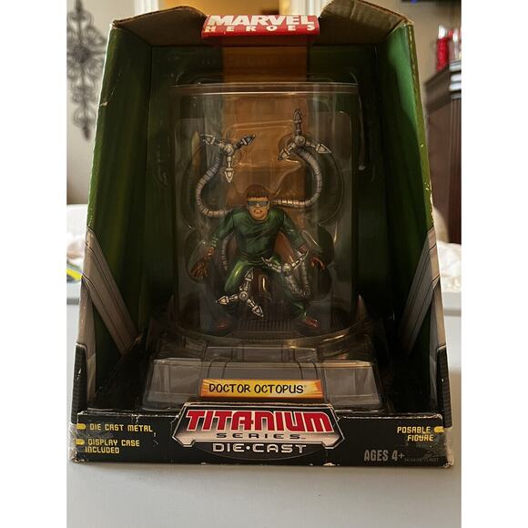 Doctor Octopus Dr Titanium Series Die Cast Statue Marvel Comic SpiderMan 2006 - Picture 1 of 11